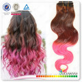 Most Fashionable pink Ombre brazilian hair, 2014 new arrivals brazilian hair weave for sale